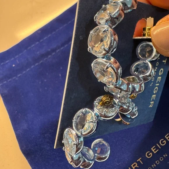 🎉LAST CHANCE🎉Eagle's Head Crystal Hoop Earrings
KURT GEIGER LONDON - Picture 4 of 5